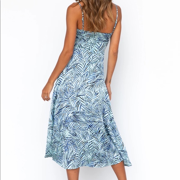 Zazu Blue midi Dress - Picture 3 of 13